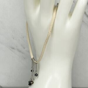 Claire's Iridescent Beaded Anklet Ankle Bracelet